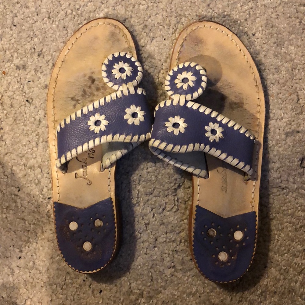 Purple jack Rogers sandals